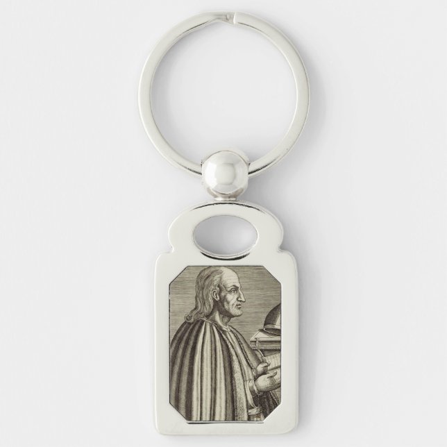 Heilige Anselm von Canterbury Doktor der Kirche Schlüsselanhänger (Vorderseite)