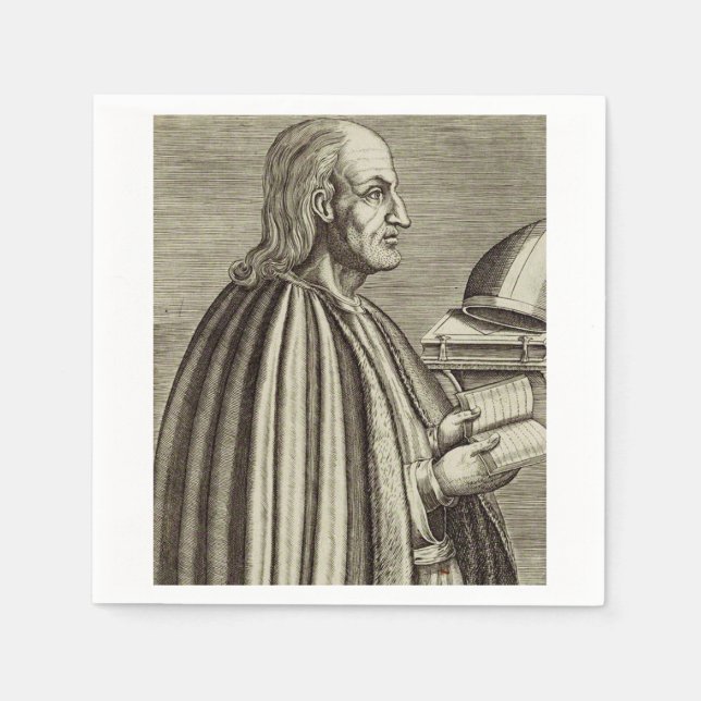 Heilige Anselm von Canterbury Doktor der Kirche Serviette (Vorderseite)