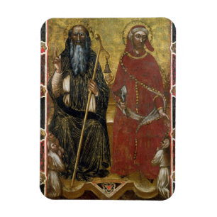 Heilige Anthony Abbot und Eligius - Malerei Magnet