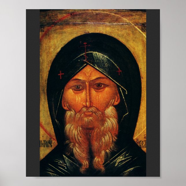 Heilige Anthony der Wüste Poster (Vorne)