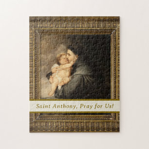 Heilige Anthony mit Christus-Kinderpuzzle