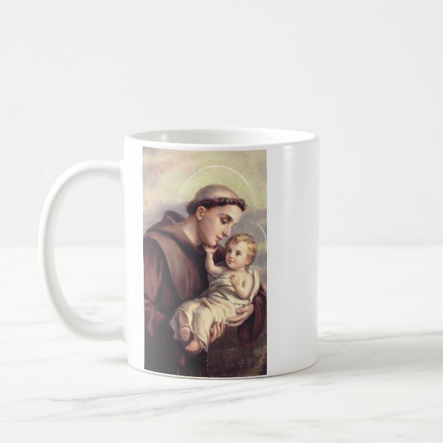 Heilige Anthony von Padua Kaffeetasse (Links)