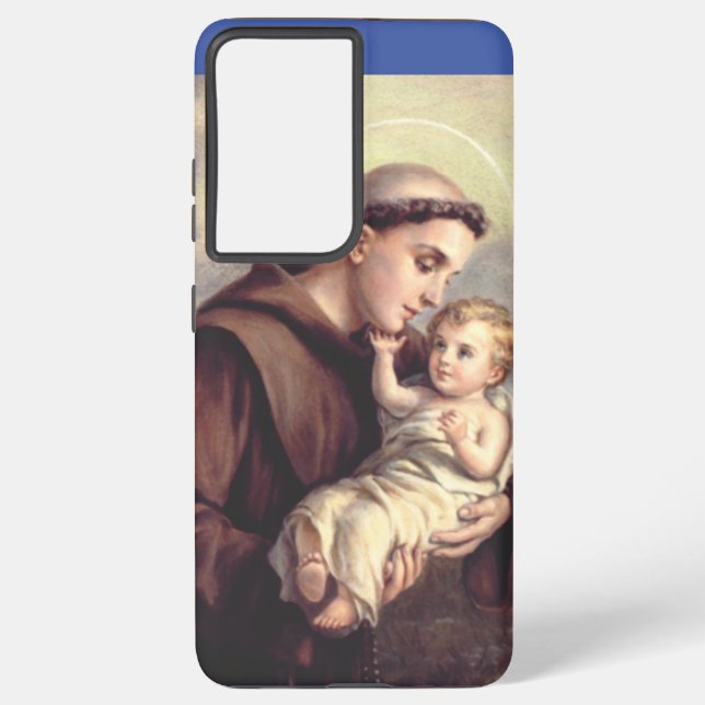 Heilige Anthony von Padua Samsung Galaxy Hülle (Rückseite)