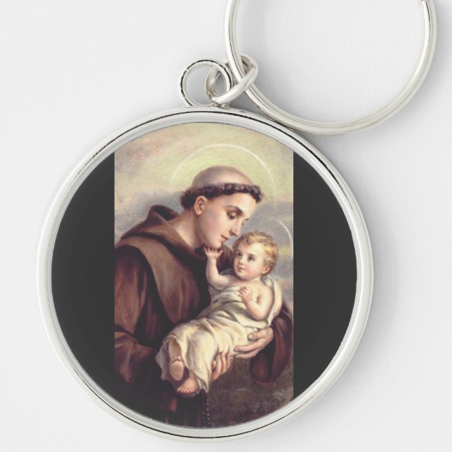 Heilige Anthony von Padua Schlüsselanhänger (Vorne)
