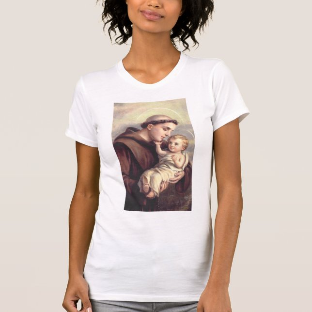 Heilige Anthony von Padua T-Shirt (Vorderseite)