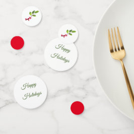 Heilige Beeren und Blätter Konfetti