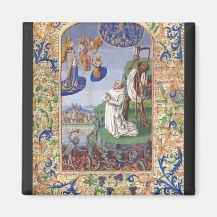 Heilige Bernhard von Clairvaux mittelalterliche Il Magnet