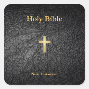 Heilige Bibel-Aufkleber Quadratischer Aufkleber