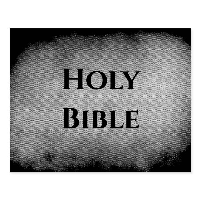 Heilige Bibel Christlich Gummistempel (Prägung)