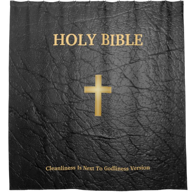 Heilige Bibel-Duschvorhänge Duschvorhang (Vorderseite)