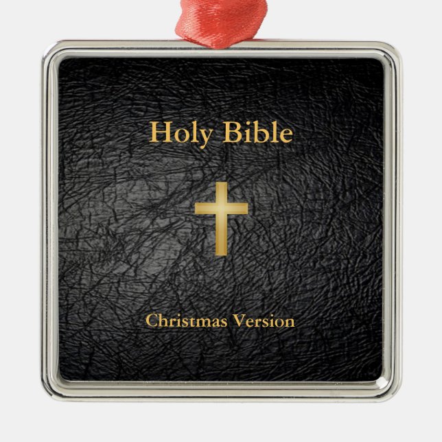 Heilige Bibel-Verzierung Ornament Aus Metall (Vorne)