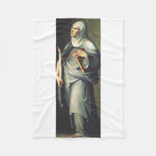 Heilige Birgitta von Schweden Mittelalterliche Mys Fleecedecke