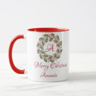 Heilige Blätter und Kirschfeste Tasse