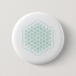 Heilige Blume Button