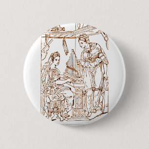 Heilige Cäcilia mit der heiligen Katharina von Ale Button