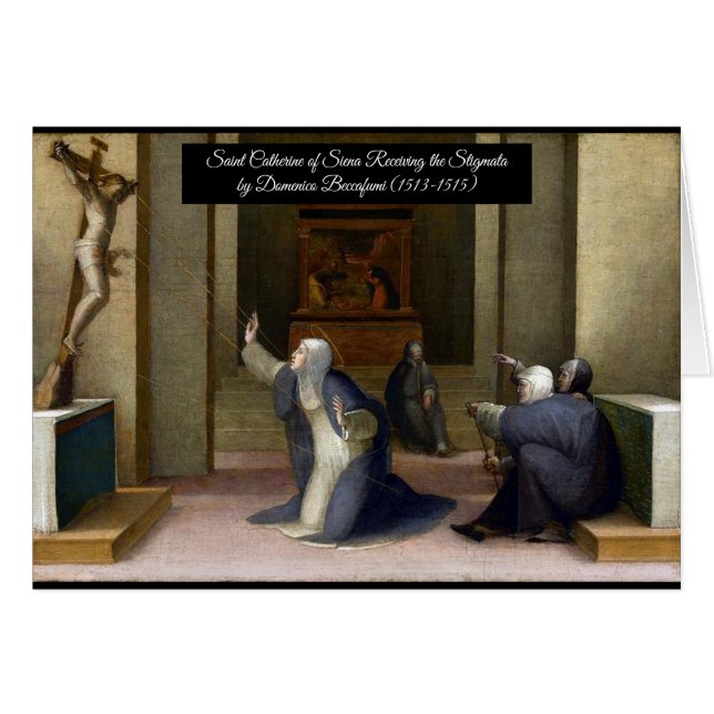 Heilige Catherine, die die Stigmata erhält (Vorderseite (Horizontal))