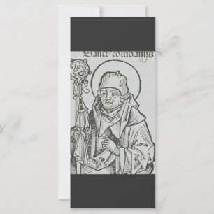 Heilige Columba von Iona Heilige keltische Grafik-