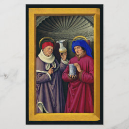 Heilige Cosmas und Damian von Jean Bourdichon