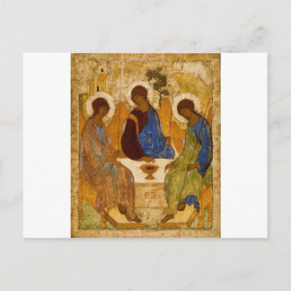 Heilige Dreifaltigkeit Icon Rublev Byzantinisch-ka Postkarte