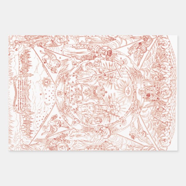 Heilige Dreifaltigkeit in Ruhm Geschenkpapier Set (Vorderseite)