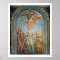 Heilige Dreifaltigkeit mit St. Jerome (Fresko)