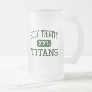 Heilige Dreifaltigkeit - Titanen - hoch - Mattglas Bierglas
