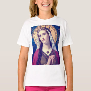 Heilige Elisabeth von Ungarn Premium Romantischer T-Shirt