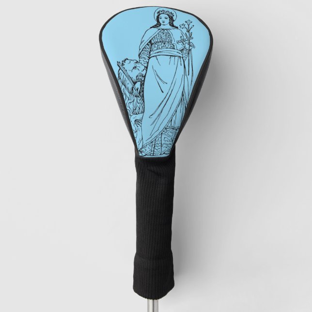 Heilige Euphemia die allseits gelobte Jungfrau und Golf Headcover (Vorderseite)
