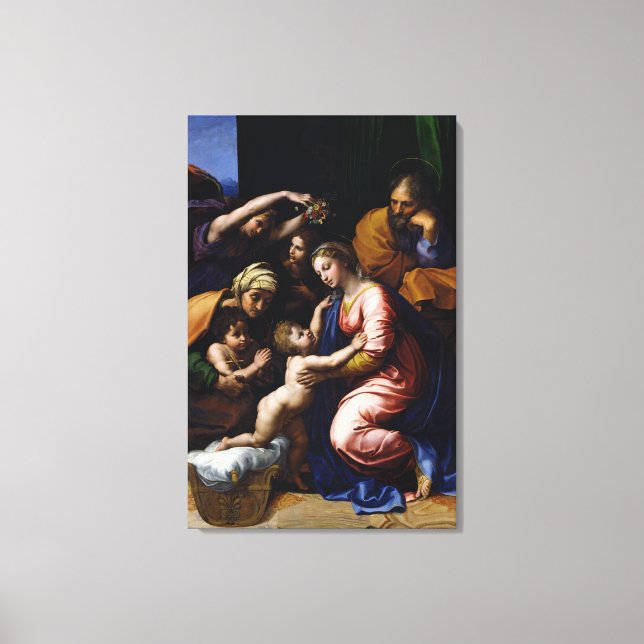 Heilige Familie, 1518 Leinwanddruck (Vorderseite)
