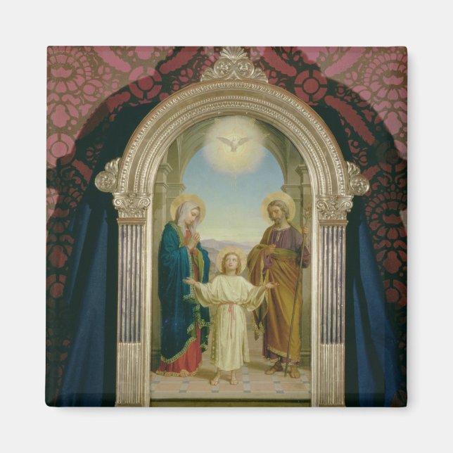 Heilige Familie, 1898 (Tempera auf Tafel) Magnet (Vorne)