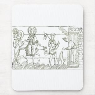 Heilige Familie Flucht nach Ägypten  Mousepad