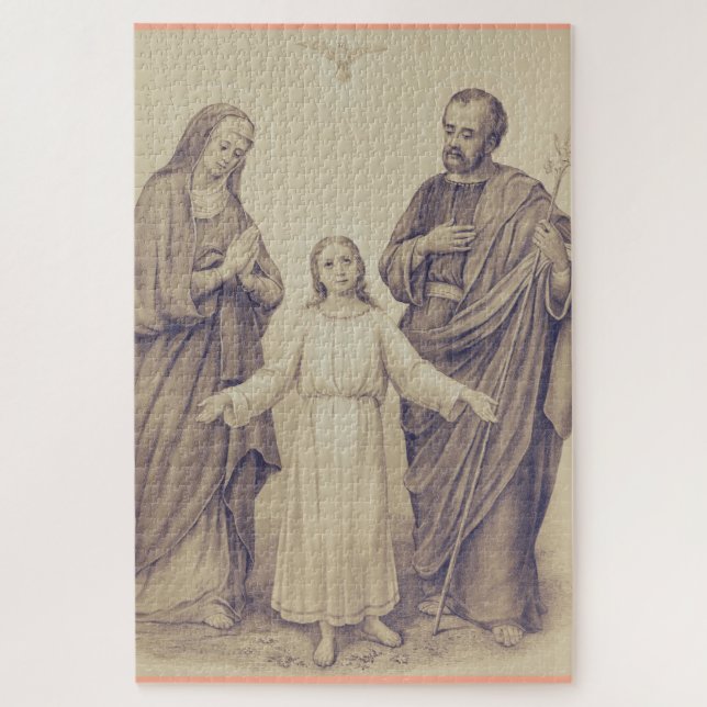 Heilige Familie Jesus, Jungfrau Maria und Heiliger (Vertikal)
