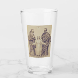 Heilige Familie Jesus, Jungfrau Maria und Heiliger Glas