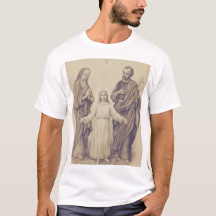 Heilige Familie Jesus, Jungfrau Maria und Heiliger T-Shirt