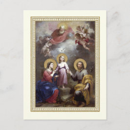 Heilige Familie Jesus Mary Joseph Religious Vintag Postkarte