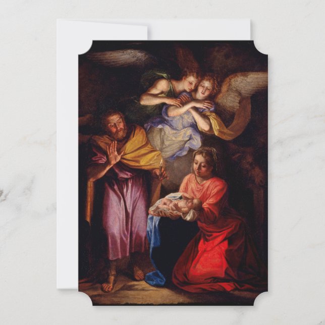 Heilige Familie mit Engeln von Coypel (Vorderseite)