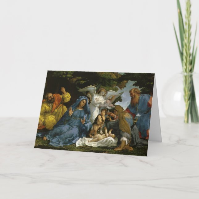 Heilige Familie mit John the Baptist Karte (Vorderseite)