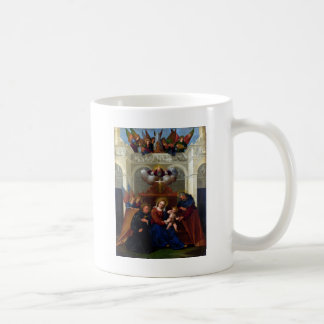 Heilige Familie mit St. Nikolaus von Tolentino Kaffeetasse