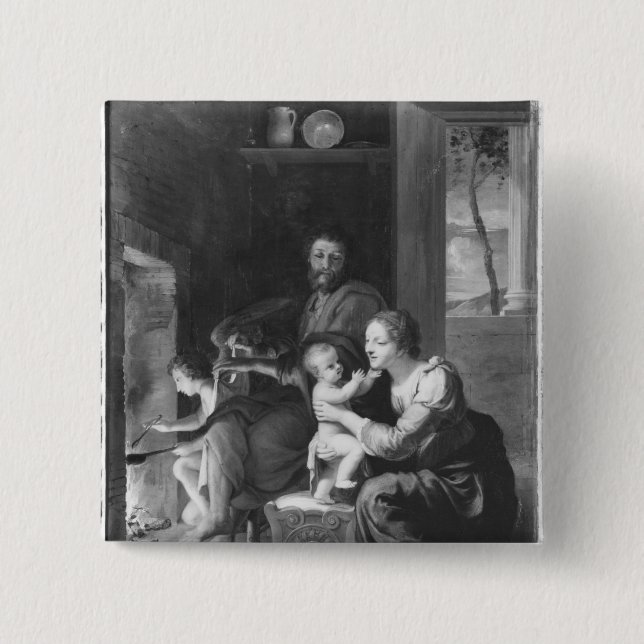 Heilige Familie, nach 1650 Button (Vorderseite)