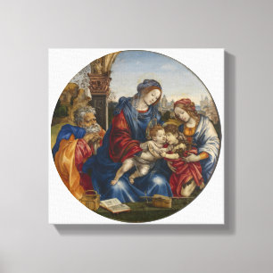 Heilige Familie - Philippino Lippi - c1490 Leinwanddruck