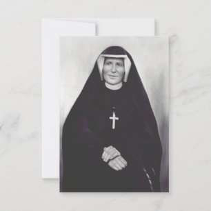 Heilige Faustyna Kowalska Barmherzigkeitsbildchen Dankeskarte