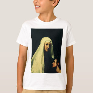 Heilige Franziska von Rom Schutzengel Fine Art T-Shirt
