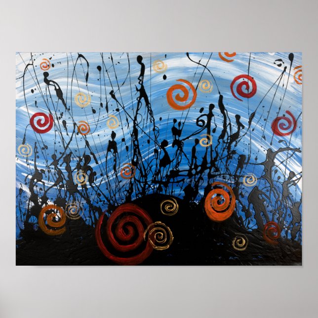 Heilige gehen Poster marschieren (Vorne)