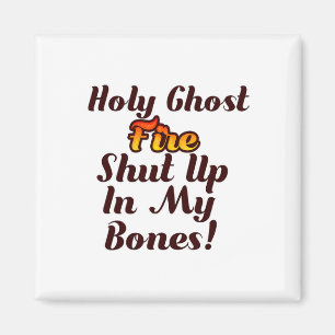 Heilige Geisterfeuerzauber Halloween Spooky-Jahres Magnet