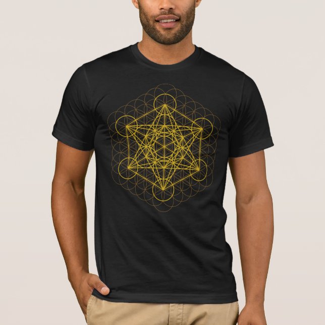 heilige Geometrie Blume des Lebens spirituelle Man T-Shirt (Vorderseite)