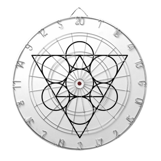 heilige Geometrie Dartscheibe (vorne)