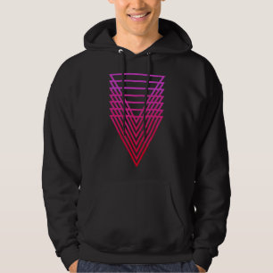 Heilige Geometrie Geometrisches Wiederholungsdreie Hoodie