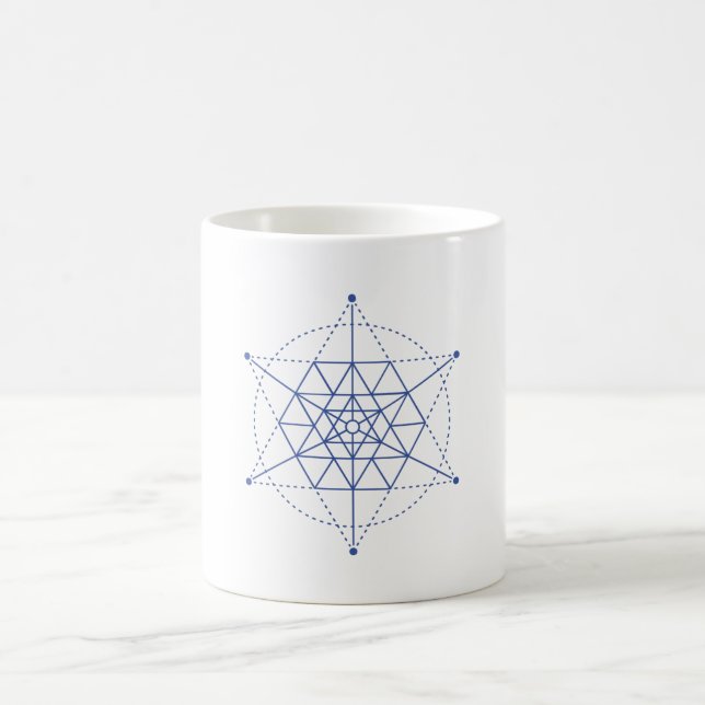 Heilige Geometrie Kaffeetasse (Mittel)