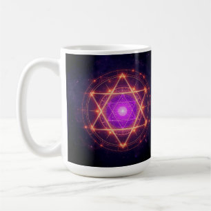 Heilige Geometrie Mandala – Licht innerhalb des Ko Kaffeetasse