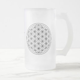 Heilige Geometrie-mattierte Tasse